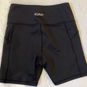 Black Kiava Biker Shorts
